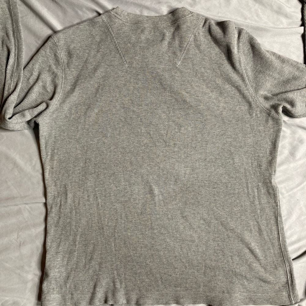 Timberland Men's Long Sleeve Gray Tee - Picture 7 of 11